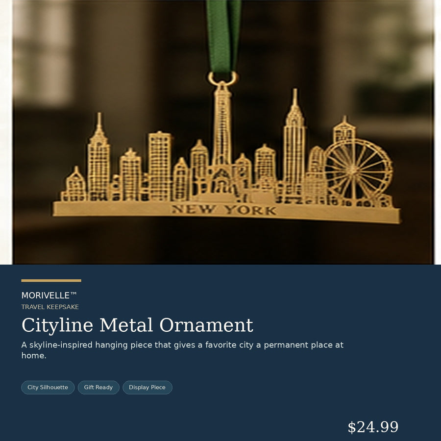 Cityline Metal Ornament