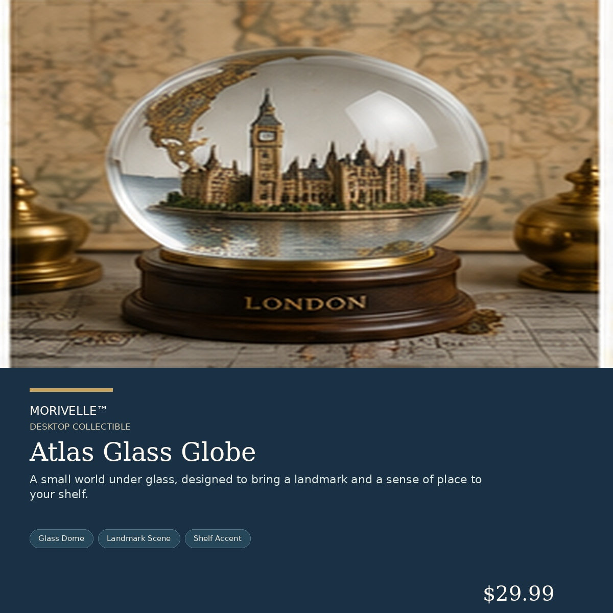 Atlas Glass Globe